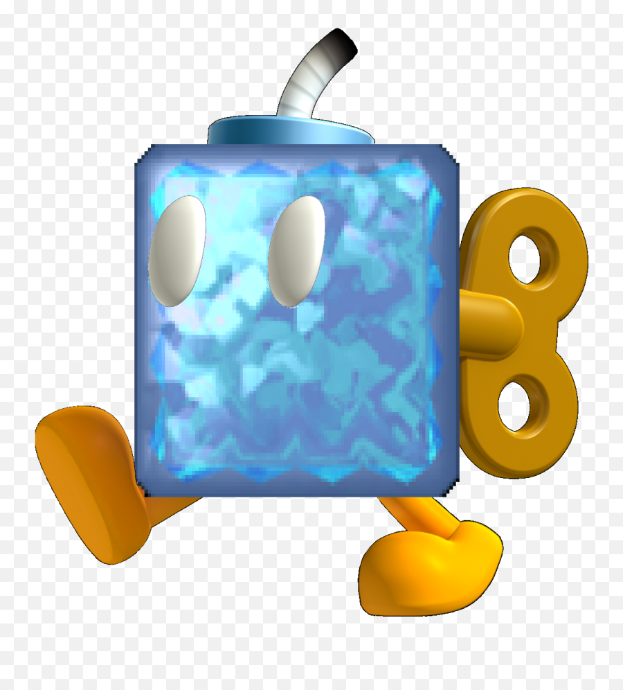 Ice Bob - Omb Clipart Full Size Clipart 3643571 Pinclipart Mario Ice Bob Omb Emoji,Ice Cube Emoji