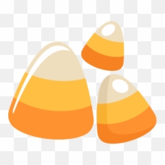 Candy Corn Cute - Transparent Background Clipart Emoji