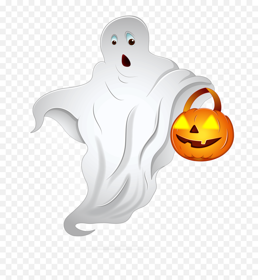 Free Halloween Ghost Clipart - Ghost Halloween Clipart Emoji,Ghost Emoji Pumpkin