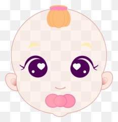 Baby Girl Face Png Free - Clip Art Emoji