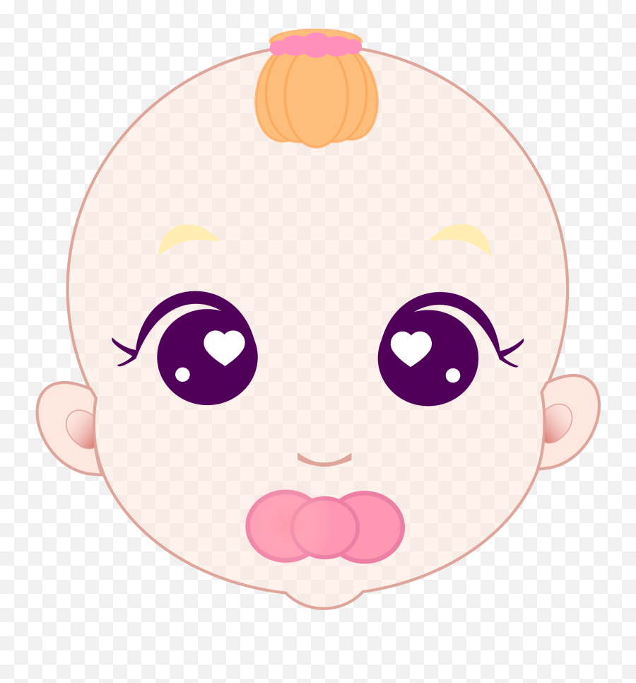 Baby Girl Face Png Free Baby Girl - Clip Art Emoji,Baby Emoji Faces