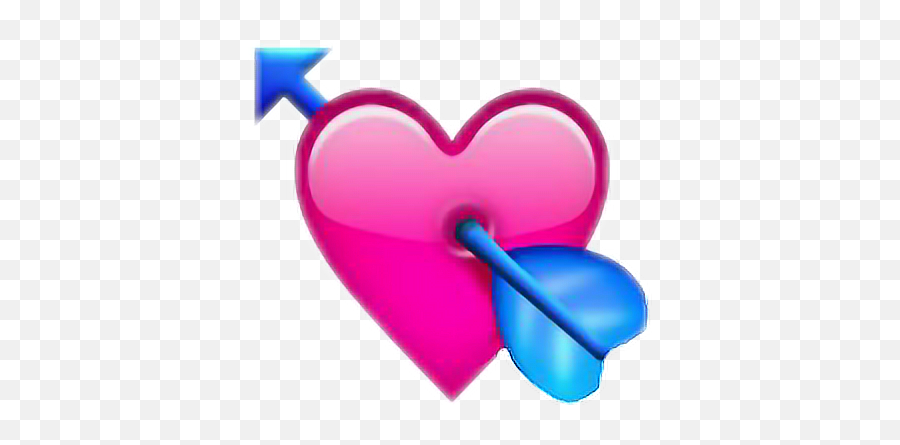 Heart Pink Sweet Tumblr Emoji Photo Girl Boy Dress Eyes - Transparent Heart With Arrow Emoji,Emoji Dress Girl