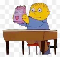 Ralph The Simpson Stickers For Whatsapp - Cartoon Emoji,Piano Emoji Png