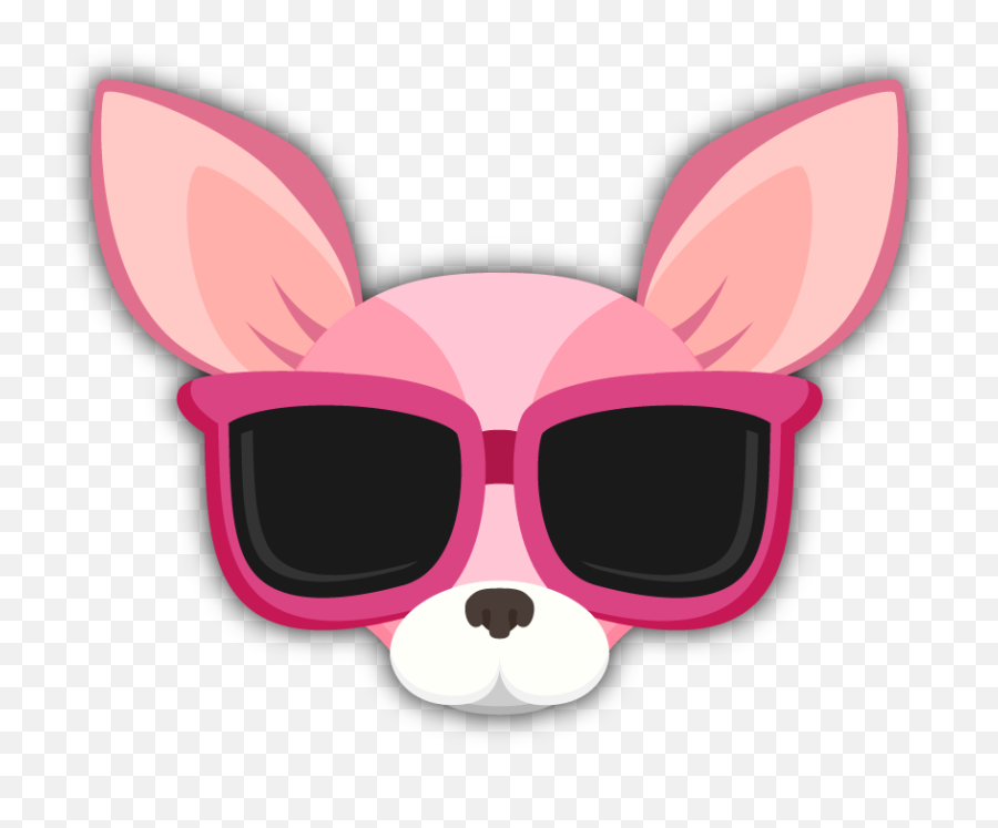 Emoji Stickers - Face Chihuahua Clipart,Shady Emoji