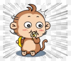 Monkey Genesis 1 Stickers Per WhatsApp - Cartoon Emoji