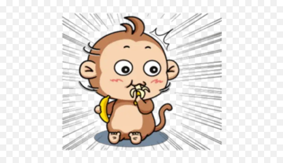 Monkey Genesis 1 Stickers Per Whatsapp - Cartoon Emoji,Monkey Eye Emoji