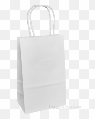White Kraft Paper Bags 525x35x825 - Shopping Emoji