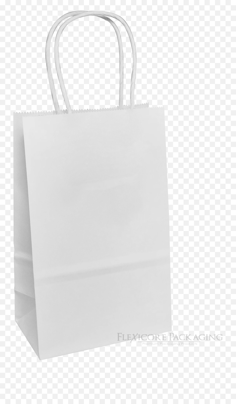 White Kraft Paper Bags 525x35x825 - Shopping White Paper Bag Emoji,Paper Bag Emoji