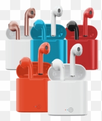 Airbuds Mini True Wireless Earbuds with Charging Case - Illustration Emoji