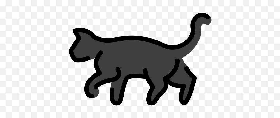 Black Cat Emoji - Black Cat Emoji,White Cat Emoji