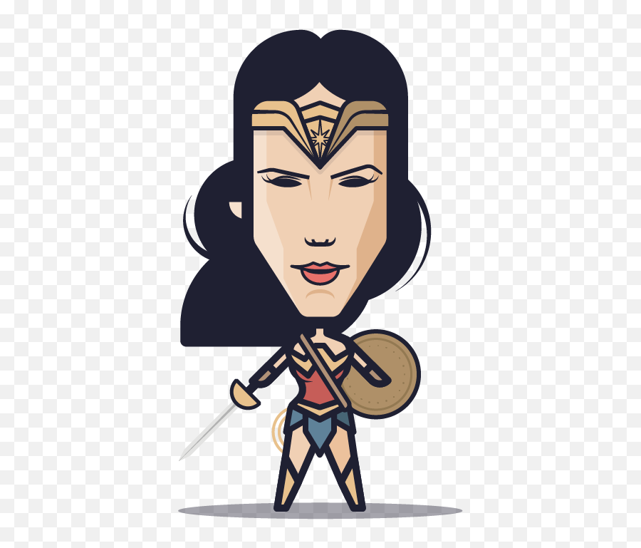 Loogmoji Loogart - Cartoon Emoji,Wonder Woman Emojis