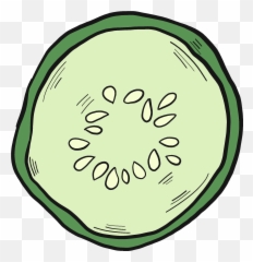 Cucumber Slice Clipart - Fresh Emoji,Cucumber Emoji