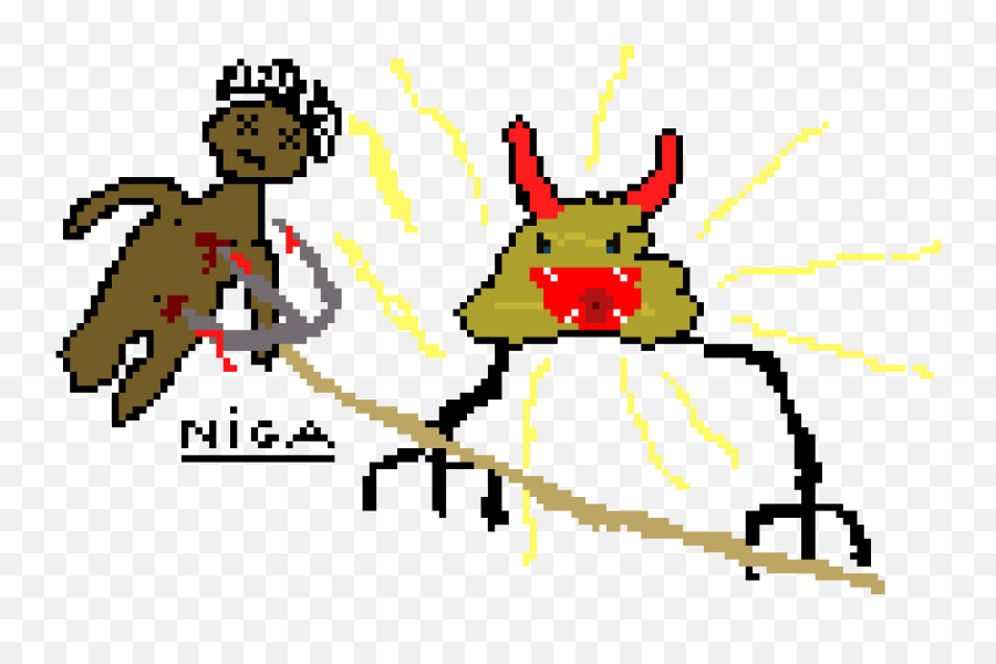 Poop Emoji Killing A Nigger Pixel Art Maker - Fictional Character,Pooping Emoji