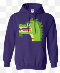 Dragon Face Emoji Hoodie - Cool Hoodies Vampire Diaries Girl