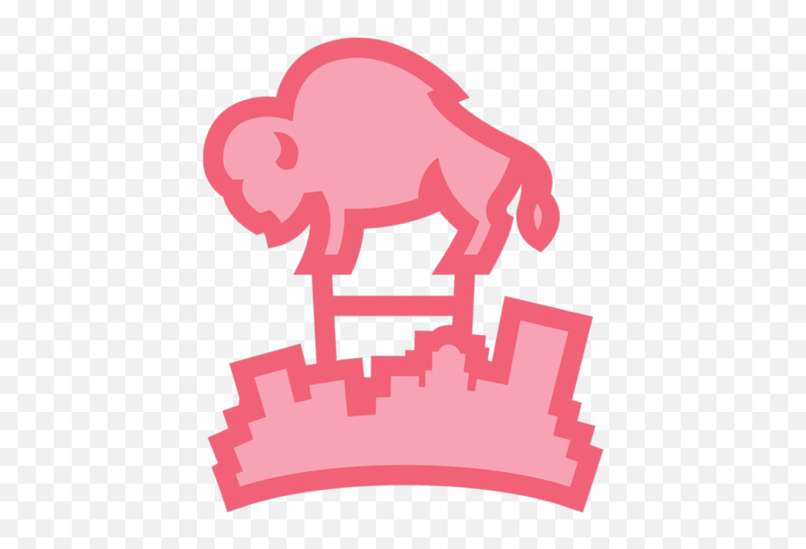 Go Pink Buffalo - Elephant Emoji,Buffalo Bills Emoji