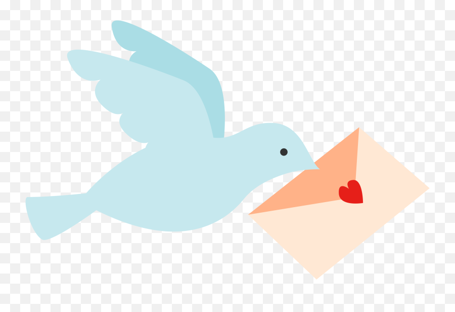 Doves Clipart Free Download Transparent Png Or Vector - Bird With Love Letter Emoji,Olive Branch Emoji