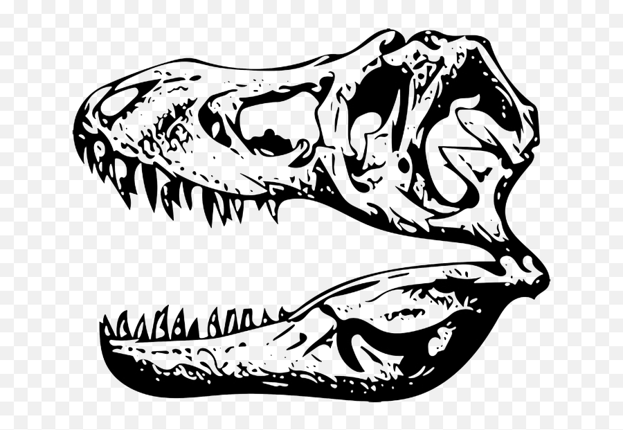Tyrannosaurus T - Fossil Wine Bar Emoji,Trex Emoji