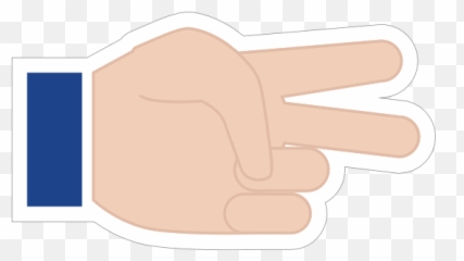 Hands Scissors Lh Emoji Sticker - Shocker Emoji,Scissors Emoji