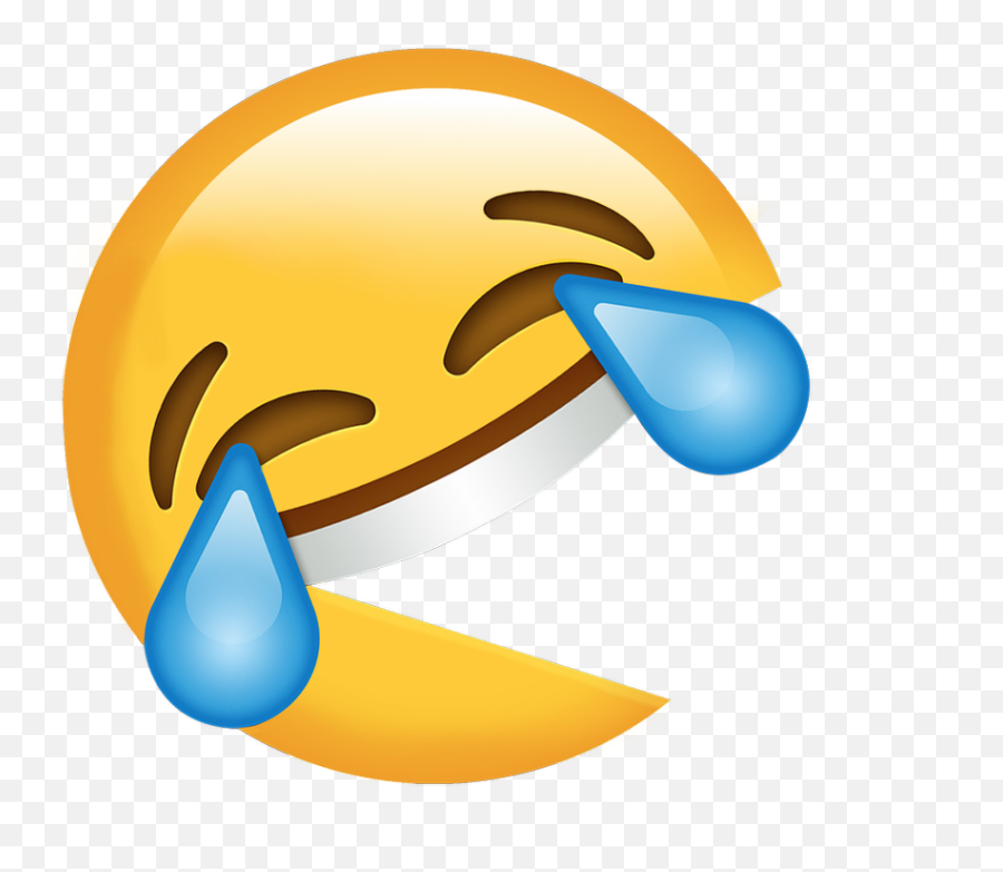 Facebook Pacman Emoji Laughing - Pacman Laughing Emoji,Laughing Emoji