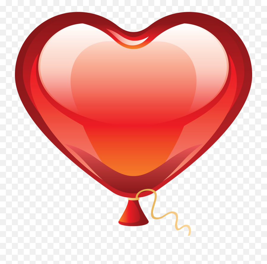 Download Free Png Red Heart Balloon Png - Heart Balloon Png Emoji,Heart Emoji Balloons