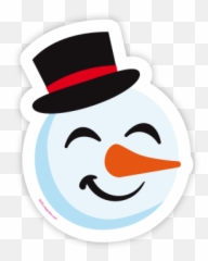Santa Emoji - Cartoon,Snowman Emoticon