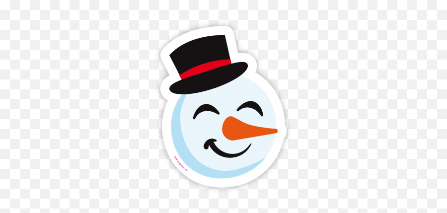 Santa Emoji - Cartoon,Snowman Emoticon