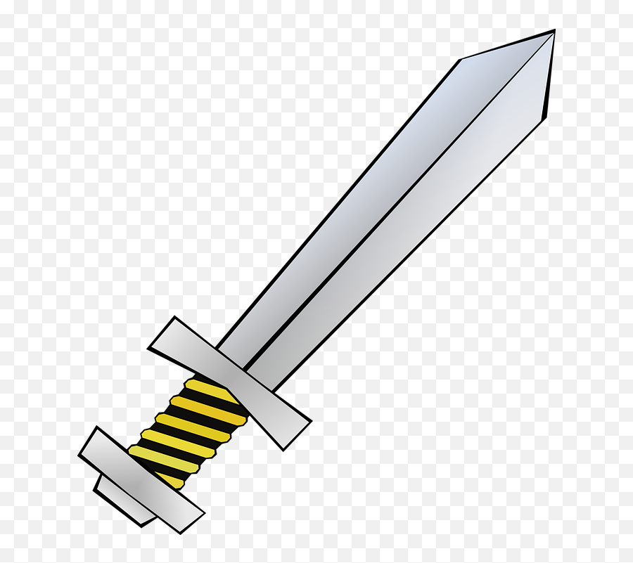 Sword Isolated Weapon - Sword Clipart Emoji,Throw Up Emoji Android