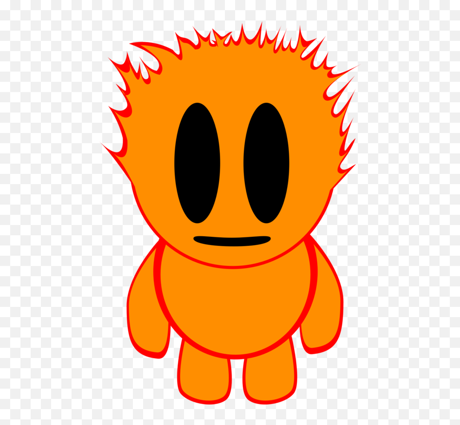 Emoticon Flower Area Png Clipart - Cartoon Fire Boy Emoji,Fire Emoticon
