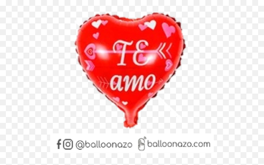 Globos Amor Te Amo Te Quiero Mucho - Balloon Emoji,Te Amo Emoji