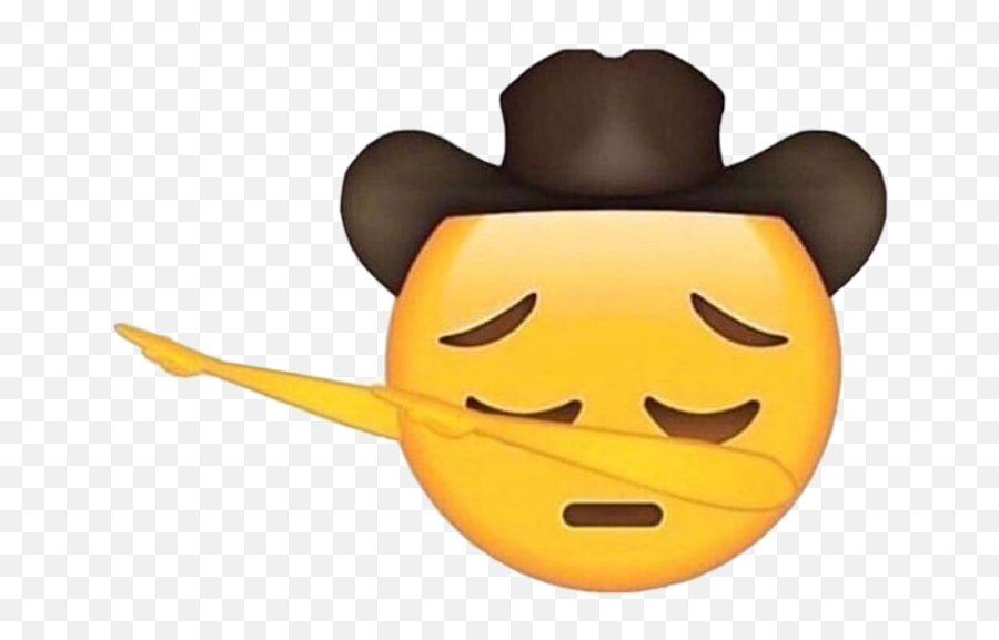 Emoji Cowboyemoji Cowboy Yeehaw Yeehawemoji Sademoji - If You Ain T Got No Giddy Up,Sad Cowboy Emoji