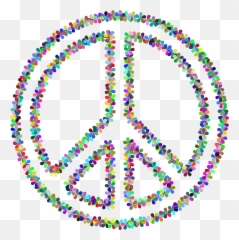 Peace Outline Clipart - Transparent Background Signs Emoji