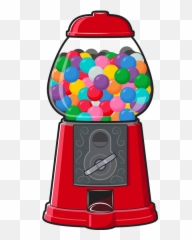 Gum Clipart Gumball Machine Gum - Transparent Gumball Machine Clipart Emoji,Gumball Machine Emoji