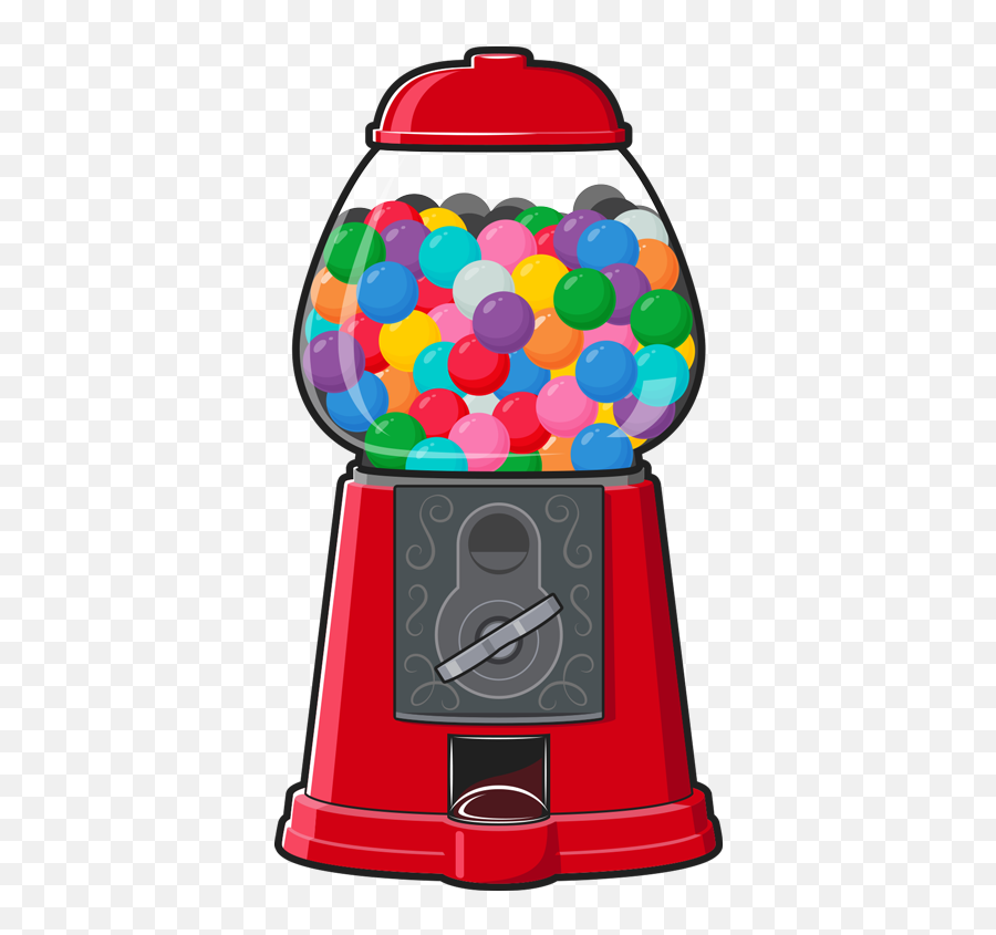 Gum Clipart Gumball Machine Gum - Transparent Gumball Machine Clipart Emoji,Gumball Machine Emoji