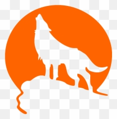 Free Howling Wolf Clipart Download - Silhouette Emoji