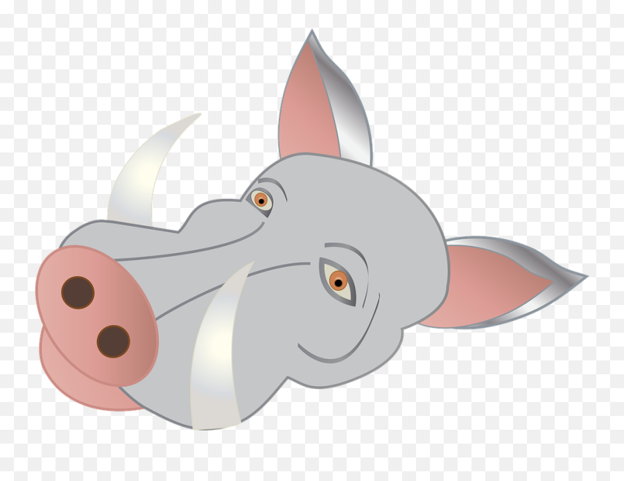 Pig Boar Animal - Cartoon Emoji,Wild Boar Emoji