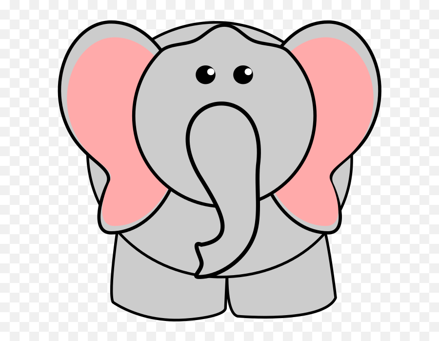 Clipart Free Clipart Graphics Images - Elephant Front Clipart Emoji,Elephant Emoji