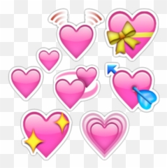 Download Hd Emoji Heart Png Pin Strawberry Border On - Transparent Background Heart Emoji Png,Emojis De Amor