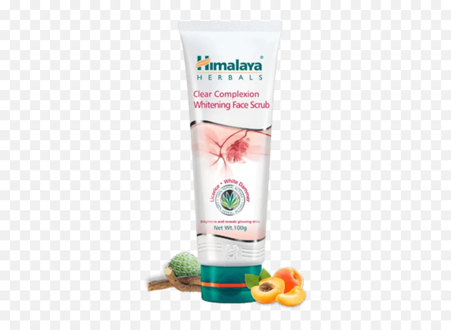 2 - Himalaya Clear Complexion Whitening Face Scrub 100g Emoji,Apricot Emoji