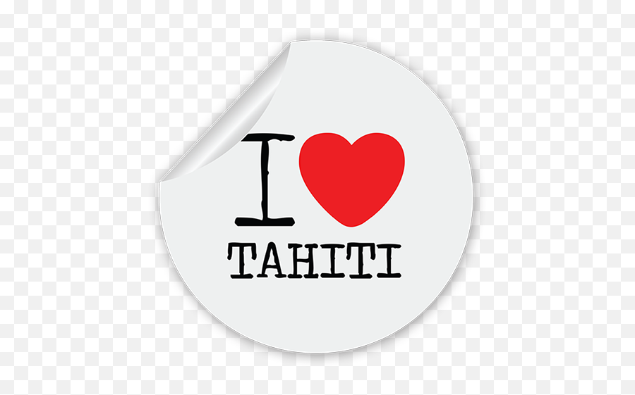 Stickers For Imessage - Heart Emoji,Tahiti Flag Emoji