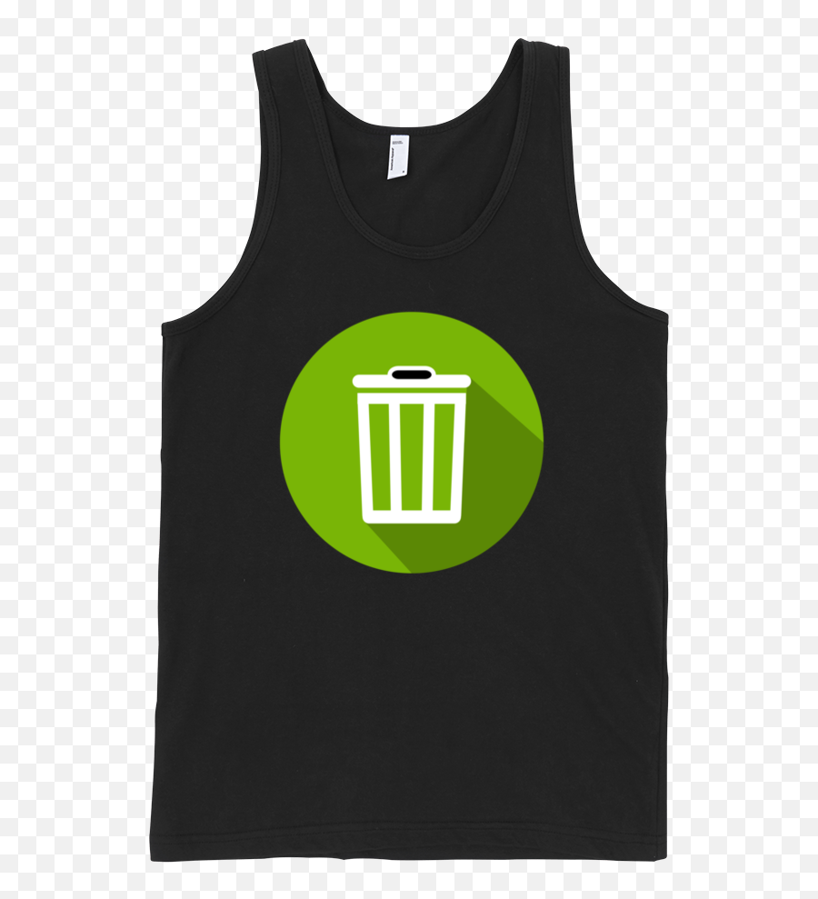 Trash Can Fine Jersey Tank Top Unisex - Busch Latte Tank Grey Emoji,Trash Bin Emoji