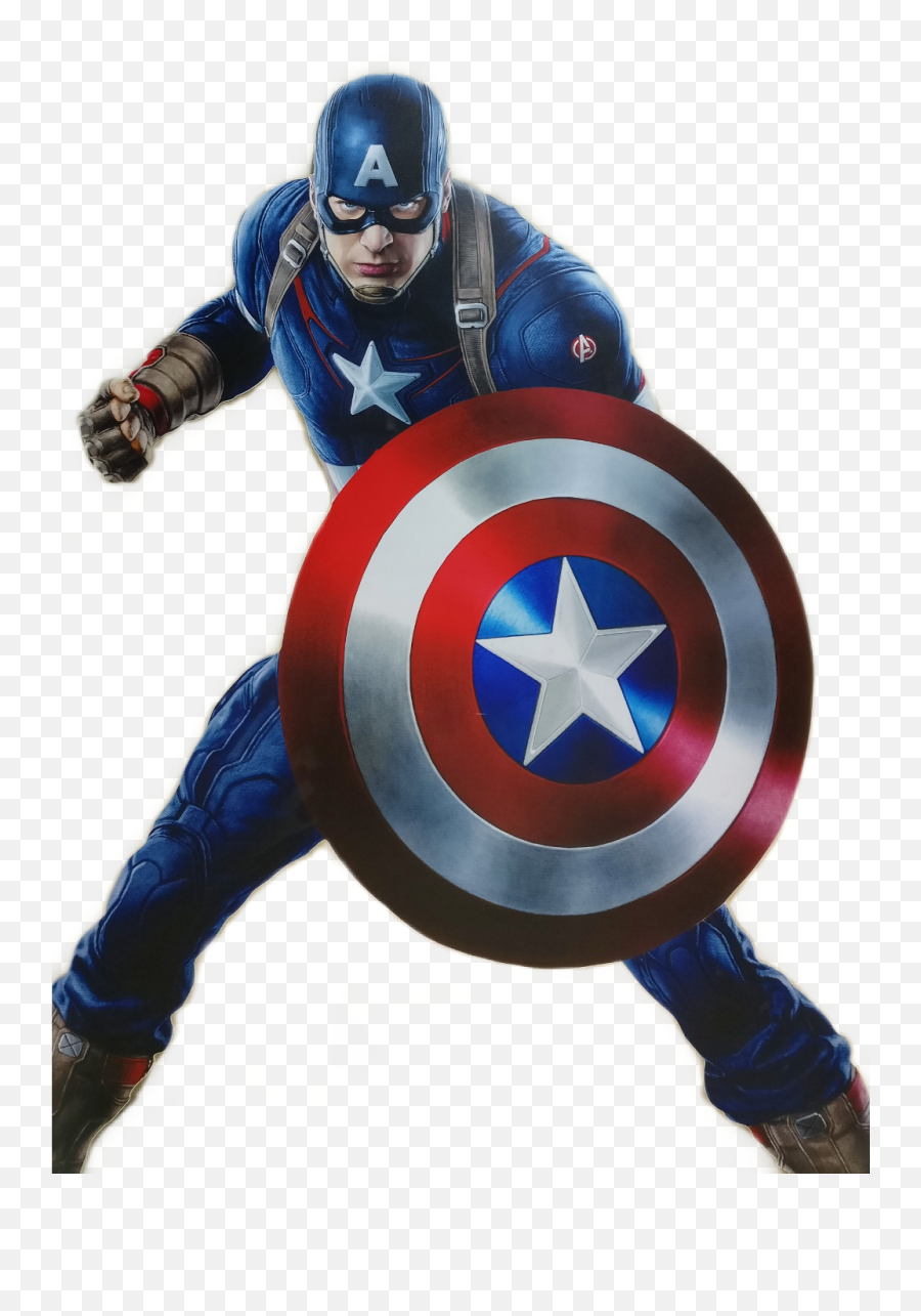 Captain America Marvel Avenger - Captain America With Shield Emoji,Captain America Emoji