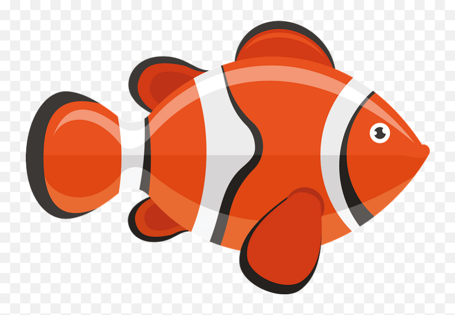 Clipart - Clown Fish Transparent Cartoon Emoji,Clown Fish Emoji