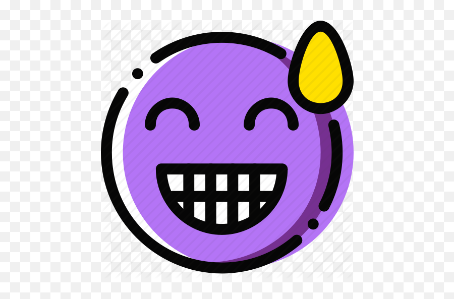 Emoji Emoticon Face Relieved Icon - Download On Iconfinder Happy,Relieved Emoji