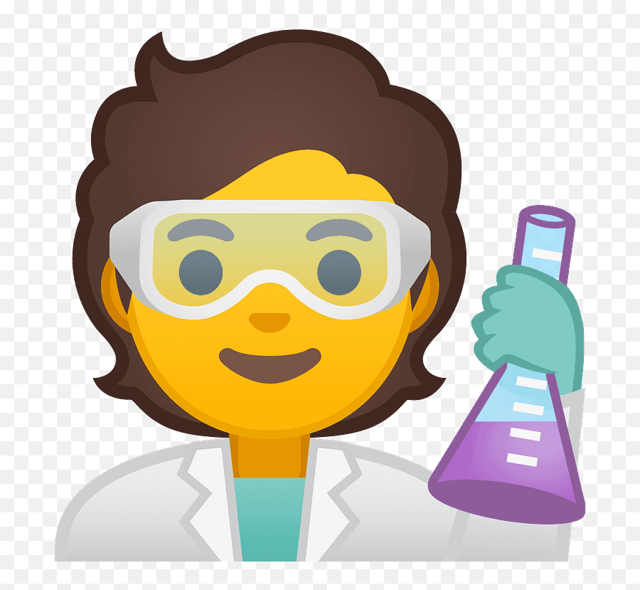 Scientist Emoji Clipart - Artist Emoji,Chemistry Emoji