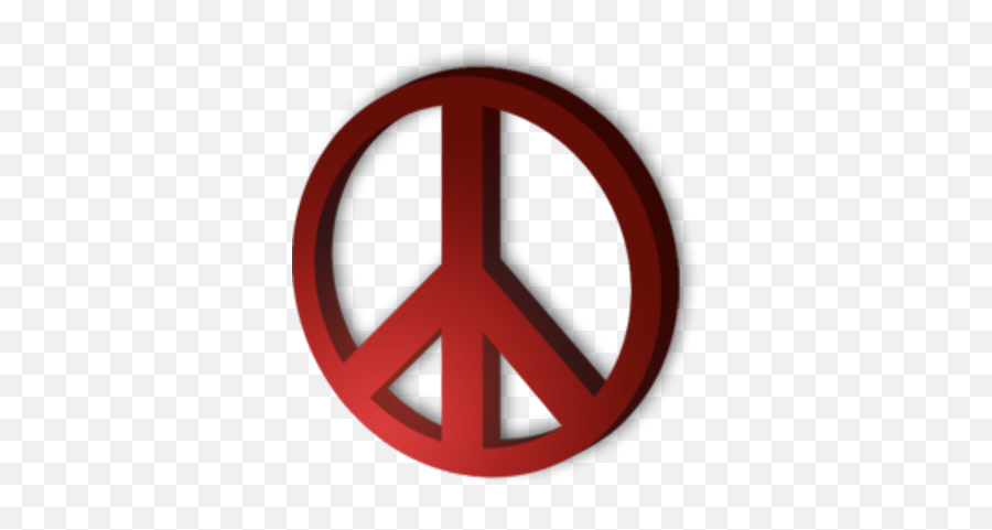 Free Peace Sign 3d - Red Psd Vector Graphic Vectorhqcom Language Emoji,Peace Emoticon