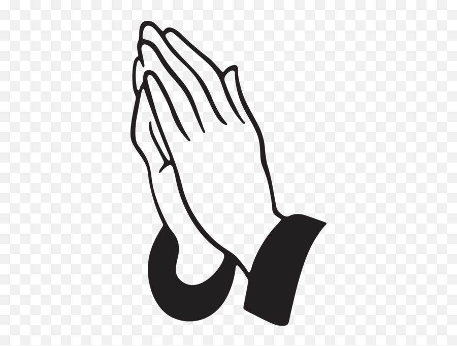 277ra - Praying Hands Clipart Emoji,Black Praying Hands Emoji