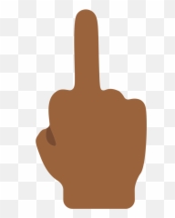 Emoji U1f595 1f3fe - Middle Finger Emoji 1024,Bird Finger Emoji