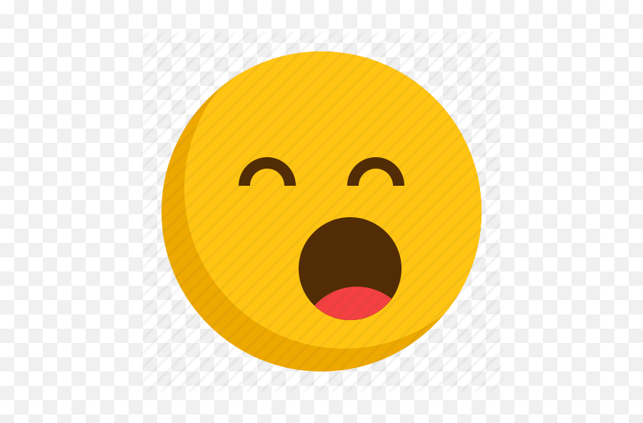Emoji Flat - Circle,Yawn Emoji