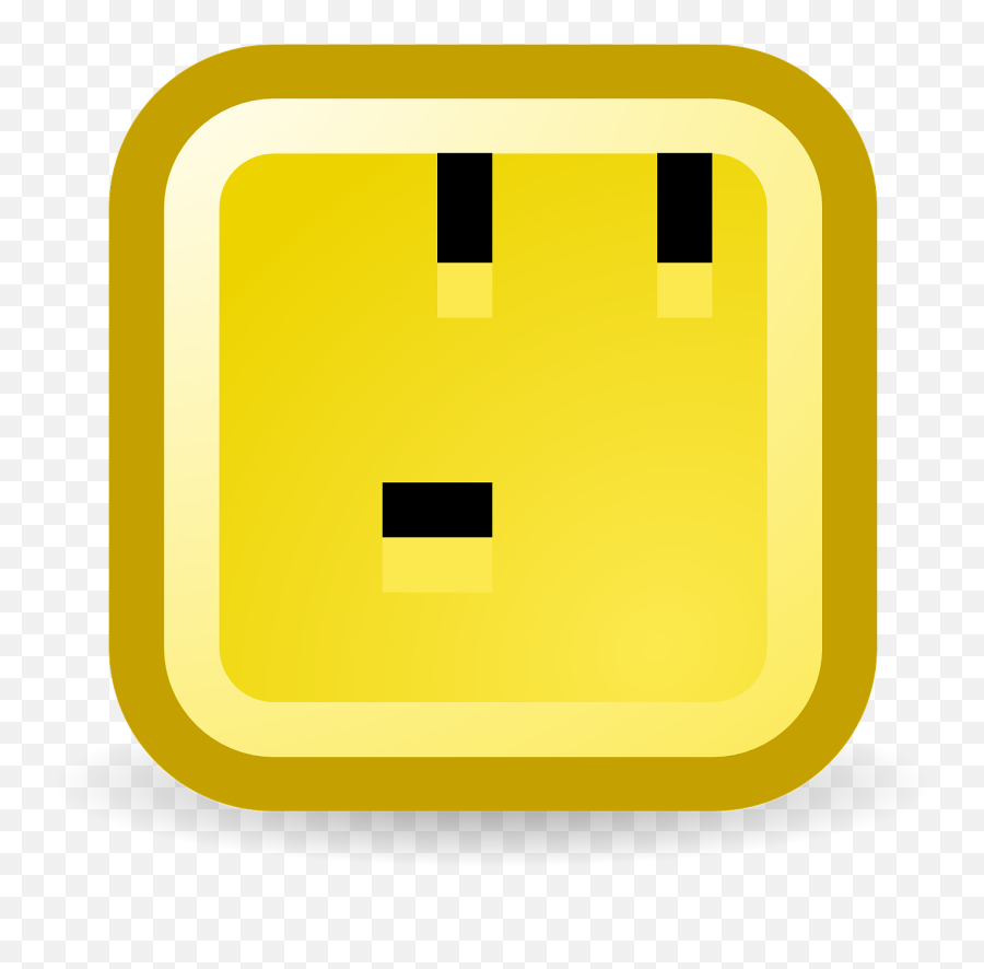 Thinking Smiley Computer Pixelated Pixels - Clip Art Emoji,Thinking Emoticon