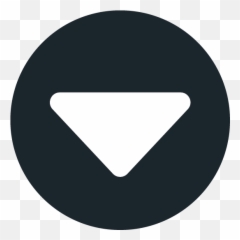 Down Arrow Top Circle - Portable Network Graphics Emoji